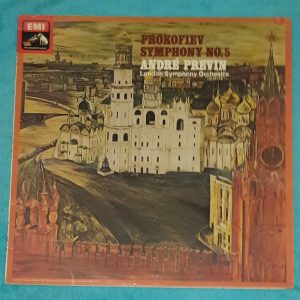 Prokofiev – Symphony No. 5 Previn  HMV ASD 3115 LP EX