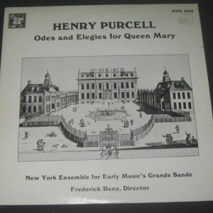 Purcell – Odes And Elegies For Queen Mary Renz / Pauley / Sturk MHS 4234 LP EX