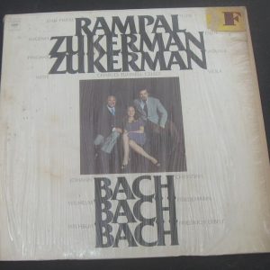 RAMPAL ZUKERMAN TUNNELL – BACH Flute Violin Viola Cello Columbia M 33310 lp