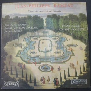 Rameau – Pièces de Clavecin en concert – Rampal / Veuron-Lacroix Musidisc lp