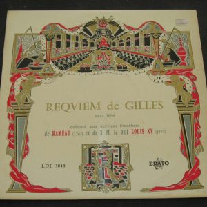Requiem de Gilles . Caillard / Louis Fremaux . ERATO LDE 3040 lp