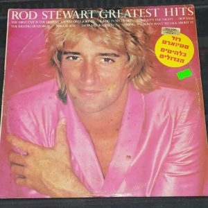 Rod Stewart – Greatest Hits unique Hebrew title on Cover Israeli LP Israel