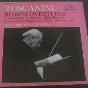 Rossini ‎– Overtures Arturo Toscanini RCA Victrola ‎VIC 1274 USA 1956 LP