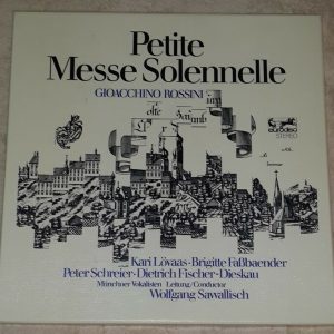 Rossini Petite Messe Solennelle  Fischer-Dieskau Sawallisch Eurodisc Gold ‎2 LP