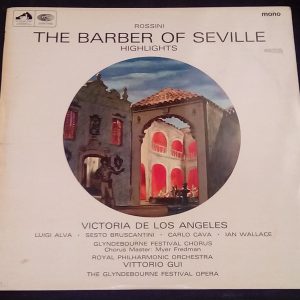 Rossini The Barber Of Seville – Highlights Gui De Los Angeles HMV ALP 2307 LP EX