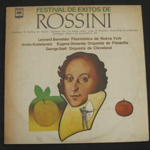 Rossini festival – Bernstein , Kostelanetz , Szel , Ormandy . CBS lp