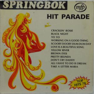 SPRINGBOK HIT PARADE Mega Rare South Africa Chartbusters Covers 1971 freakbeat