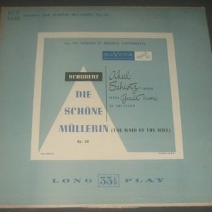 Schubert Die Schöne Müllerin Aksel Schiøtz / Moore RCA LCT 1048 1951 LP RARE !
