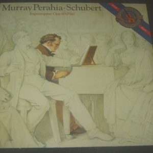 Schubert ‎– Impromptus 90 & 142 Murray Perahia – Piano CBS ‎D37291 Digital LP EX