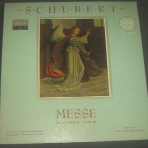 Schubert – Messe – Grossmann ED1 1956 France 1st press Pathe VOX PL 9760 lp RARE