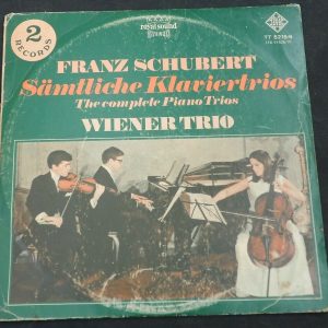 Schubert : The Complete Piano Trios Wiener Trio Telefunken TT 5215/6 2 lp