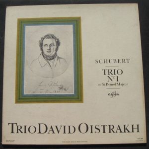 Schubert – Trio No. 1 Oistrakh Knushevitzky Oborin Columbia FCX lp