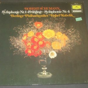 Schumann – Symphony 1 & 4 BPO / Kubelik  DGG 2535 116 LP EX