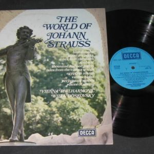 Strauss –  The World Of .  BOSKOVSKY  Decca lp