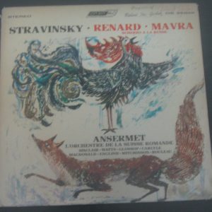 Stravinsky  Renard / Scherzo A La Russe / Mavra  Ansermet London OS 25929 LP