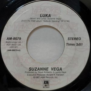 Suzanne Vega – Luka / Left Of Center 7″ Single Synth Pop 1987 A&M AM-8679