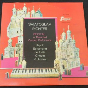 Sviatoslav Richter ‎– Recital Haydn Schumann Chopin Etc Vox Turnabout LP EX