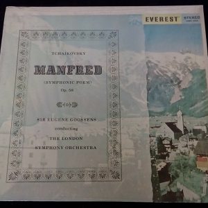 Tchaikovsky Manfred Op.58 Goossens  Everest SDBR 3035 lp EX