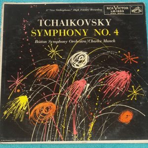 Tchaikovsky – Symphony No. 4 Munch RCA LM-1953 LP USA 1956