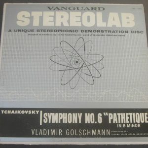 Tchaikovsky Symphony No. 6 Pathetique Golschmann Vanguard  LP SRV-112