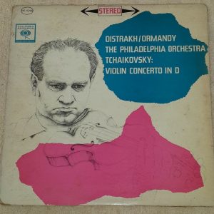 Tchaikovsky ‎– Violin Concerto In D Ormandy Oistrakh  Columbia 2 Eye ‎MS 6298 LP