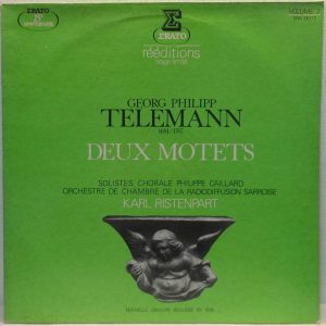 Telemann – Deux Motets – Chorale Philip Caillard / Saar Chamber – Ristenpart LP