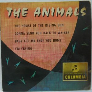 The Animals is Here 7″ EP MEGA RARE ISRAEL PRESSING UNIQUE P/S Eric Burdon