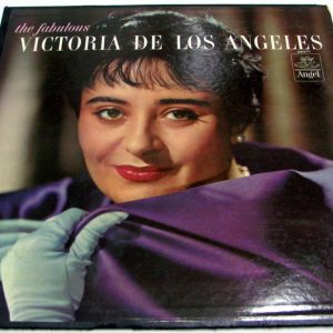 The Fabulous VICTORIA DE LOS ANGELES with Gerald Moore ANGEL 35971 RARE LP opera