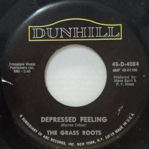 The Grass Roots – Let’s Live For Today / Depressed Feeling 7″ Garage Freakbeat