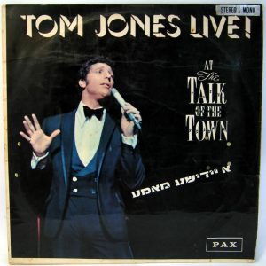Tom Jones – Tom Jones Live! At The Talk Of The Town LP 12″ Rare Israel Pressing