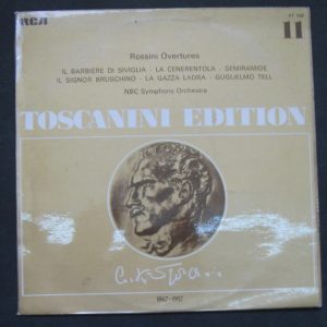 Toscanini – Rossini Overtures . Nbc Symphony Orchestra . RCA lp