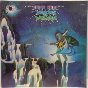 Uriah Heep – Demons And Wizards LP Rare Israel Press Single Sleeve Unique Cover