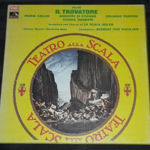 Verdi – Il Trovatore  Callas , Di Stefano , Karajan  EMI HMV SLS 869 3 LP Box