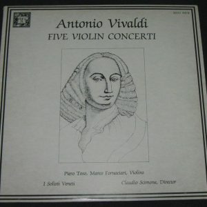 Vivaldi Five Violin Concerti  Toso / Fornaciari I Solisti Veneti  MHS 4478 lp EX