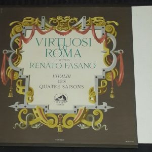 Vivaldi the four Seasons  Virtuosi Di Roma – Renato Fasano HMV FALP 373 LP