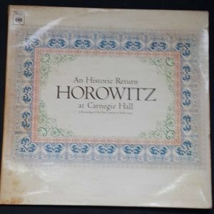 Vladimir Horowitz – At Carnegie Hall CBS 72376/7 2 lp