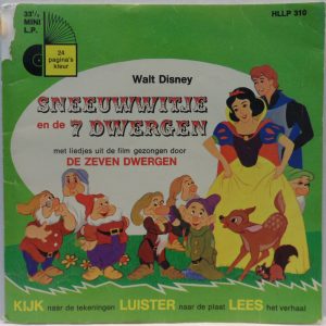 Walt Disney – Snow White Dutch Version 7″ EP Netherlands Children’s + Story Book