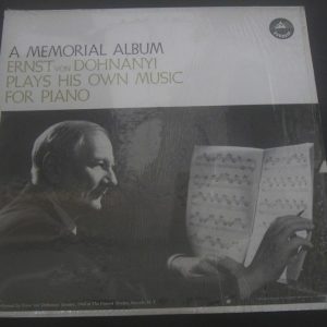 A Memorial Album Ernest von Dohnanyi Piano Everest SDBR 3061 LP EX