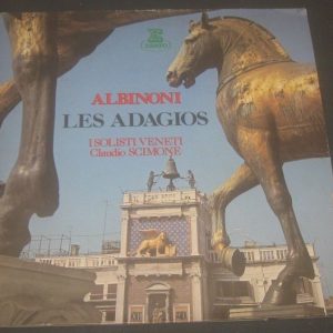 Albinoni – Les Adagios Claudio Scimone I Solisti Veneti Erato ‎ERA 9237 LP EX