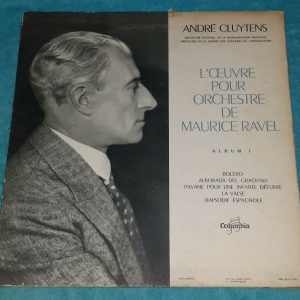 André Cluytens ‎- Maurice Ravel Orchestral Works Columbia FCX 706 LP