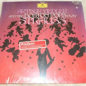 Arthur Fiedler And The Boston Pops ‎– Play Strauss DGG 2584 008 lp EX