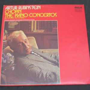 Arthur Rubinstein – Chopin Piano Concertos . Skrowaczewski RCA 2 lp Gatefold