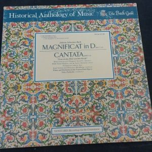 BACH Magnificat in D / Cantata BWV 50 PROHASKA / SJOSTEDT VANGUARD HM 22 SD lp