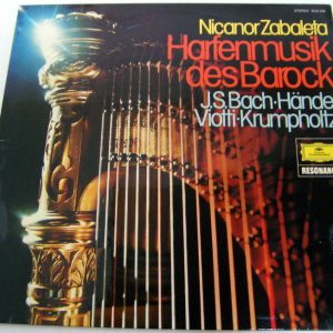 BACH  VIOTTI KRUMPHOLTZ HANDEL Baroque Harp Music Nicanor Zabaleta DGG 2535 228