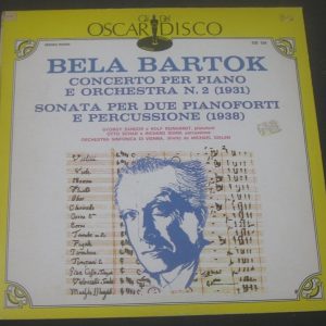 BARTOK – Piano Concerto / Sonata SANDOR / REINHARDT / GIELEN Gli Oscar lp
