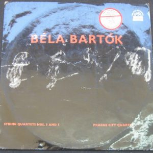 BARTOK STRING QUARTET NO. 3 & 5 Prague City Quartet SUPRAPHON RED/SILVER lp