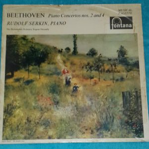 BEETHOVEN – Piano Concerto No. 2 & 4 SERKIN ORMANDY Fontana 697 202 lp EX