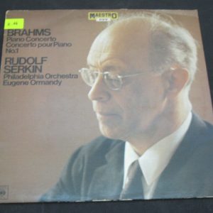 BRAHMS Piano Concerto . Serkin , Ormandy . CBS lp