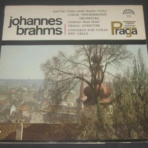 BRAHMS – Violin & Cello Concerto / Tragic SUK / NAVARRA / ANCERL Supraphon lp