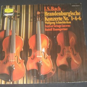 Bach – Brandenburg 1, 4 & 6 – Schneiderhan , Baumgartner  DGG  2535 142 lp